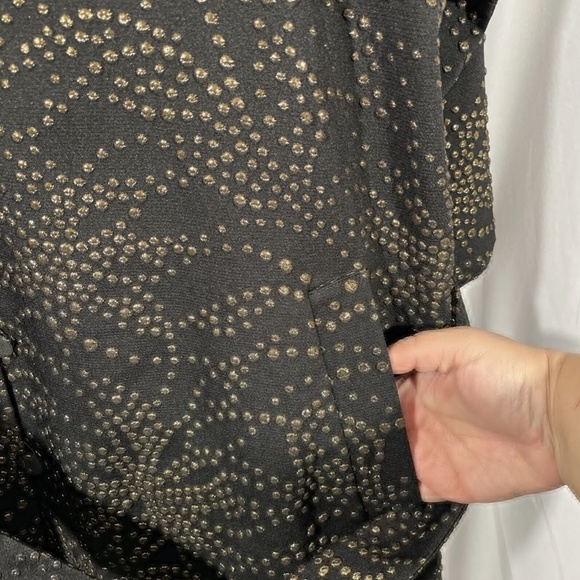 NEW $388 Tadashi Shoji [ XL ] Pollux‎ Droplet Oversized Jacquard Coat - Picture 12 of 16